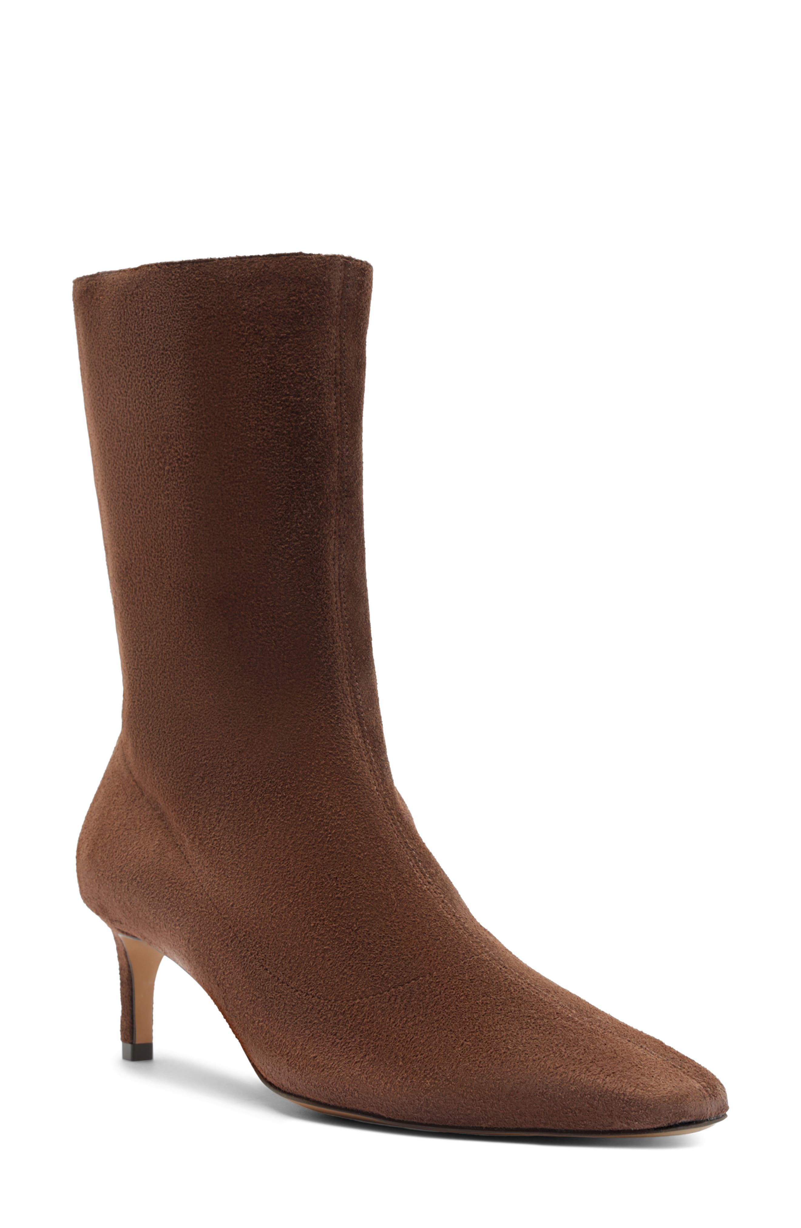 Emmett Snip Toe Bootie, Main, color, NEW COCOA