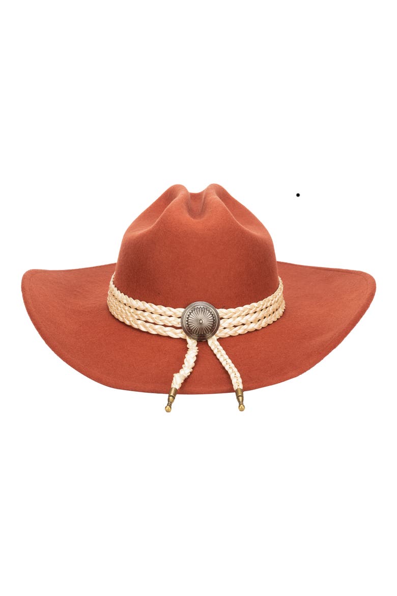 Rancher Bolo Cowboy Hat, Alternate, color, RUST