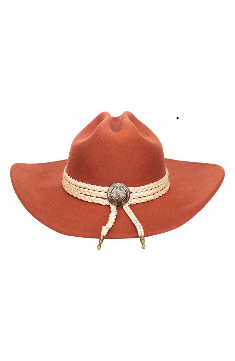 San Diego Hat Rancher Bolo Cowboy Hat, Alternate, color, Rust