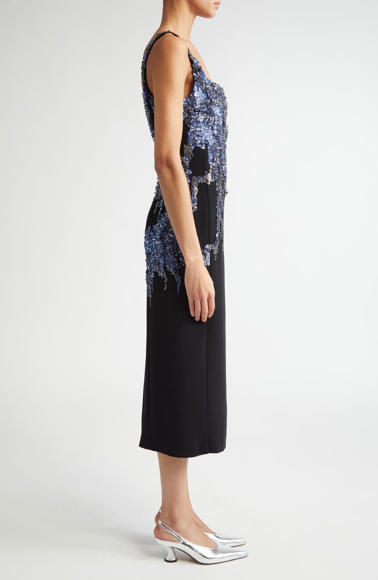 Dries Van Noten Sequin Embroidered Skirt, Alternate, color, Black