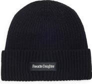 Favorite Daughter Logo Patch Beanie