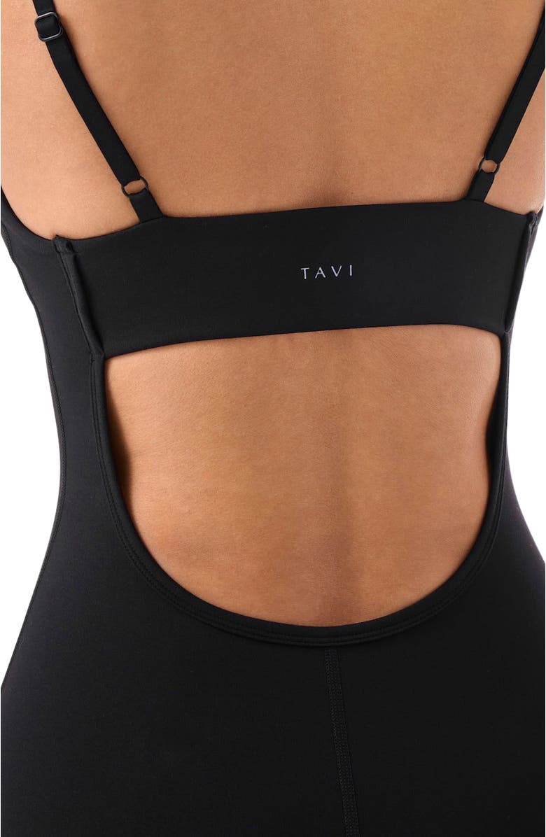 Tavi Short Bodysuit, Alternate, color, Ebony