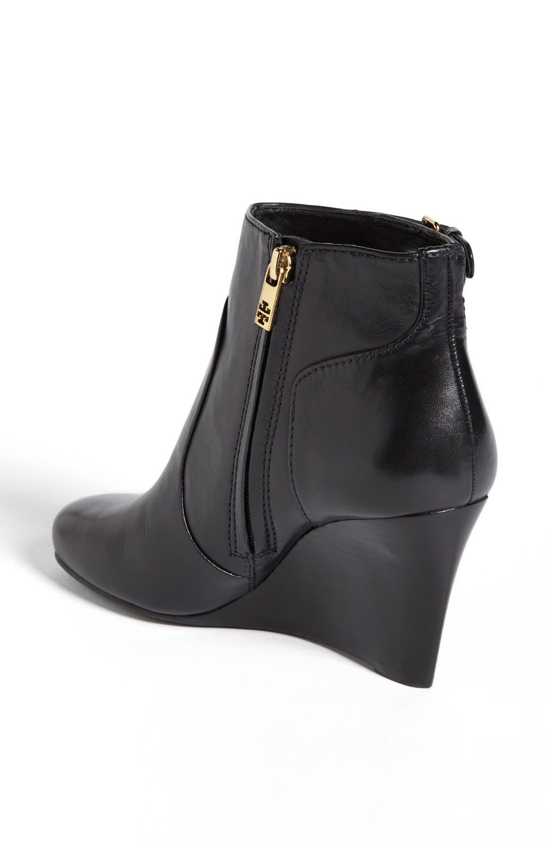 Tory Burch 'Milan' Wedge Bootie, Alternate, color, 