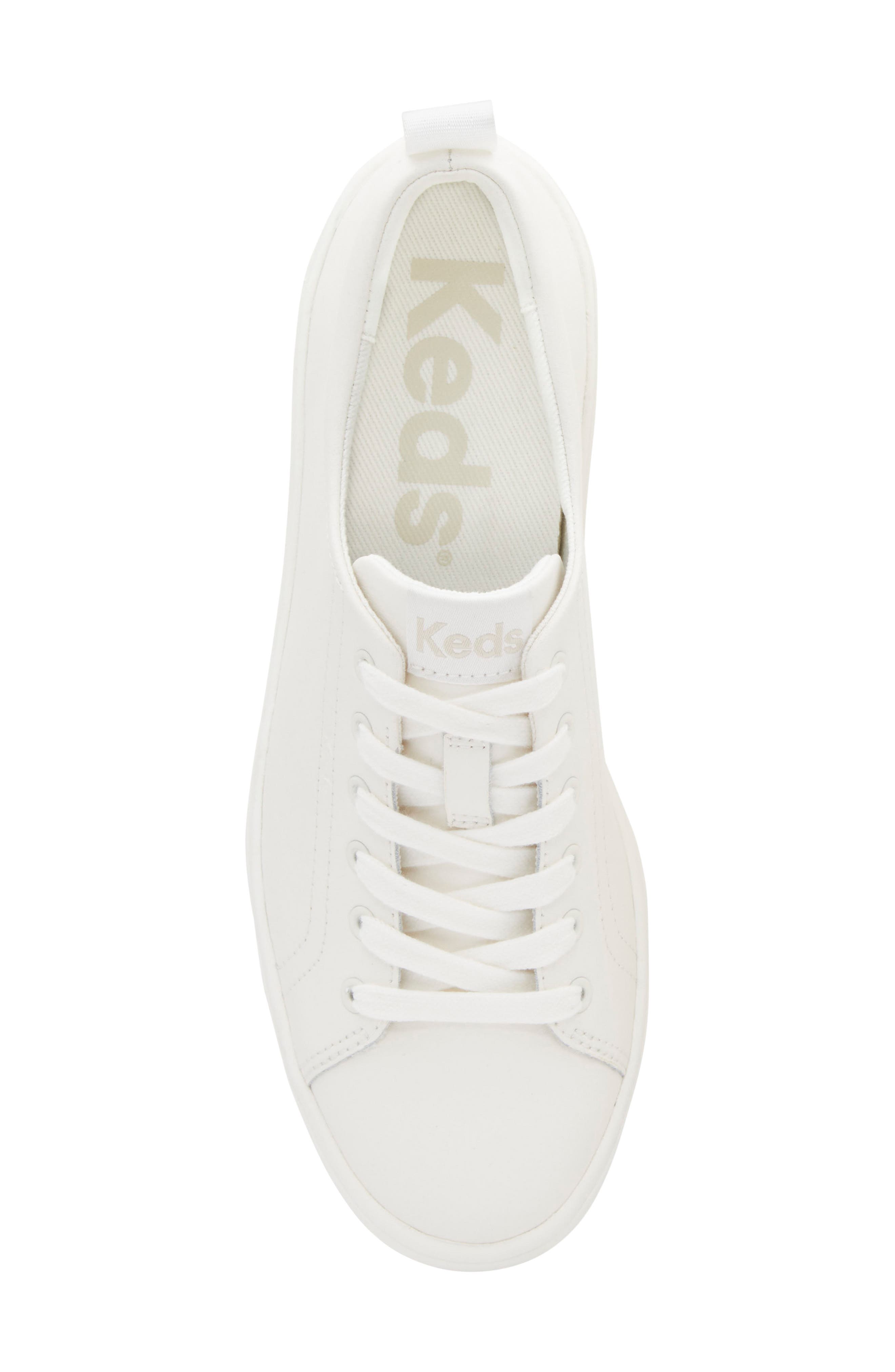 Keds<sup>®</sup> Skyler Platform Sneaker, Alternate, color, White Leather