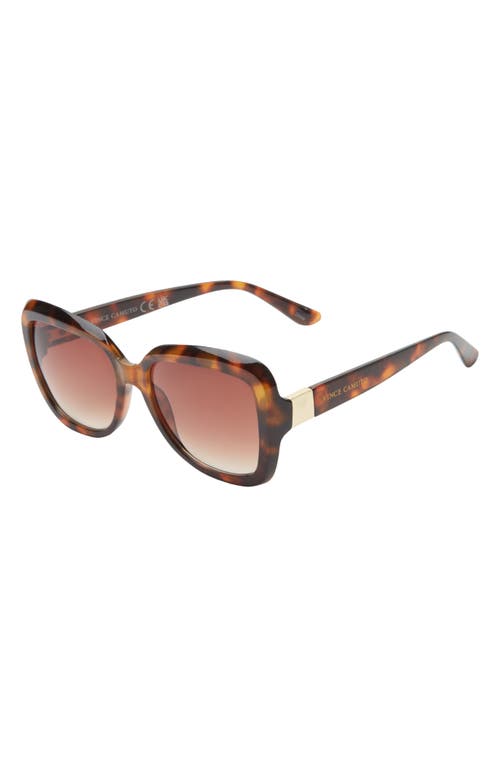Vince Camuto Square Frame Sunglasses In Tortoise