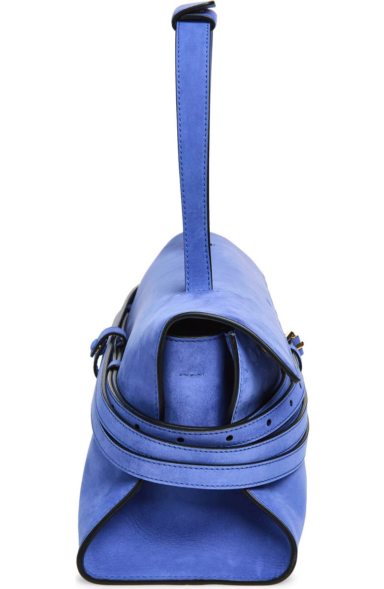 Moschino Tie Me East/West Shoulder Bag, Alternate, color, Klein 713 Oj0