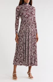 Rebecca Taylor Rochelle Fleur Long Sleeve Dress