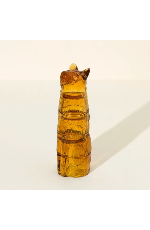 Amber Cat Stacking Glass Set by DOIY