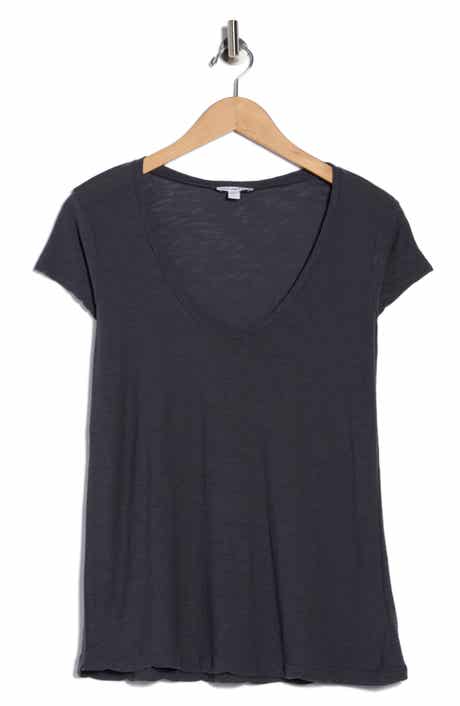 James Perse Deep V-Neck T-Shirt