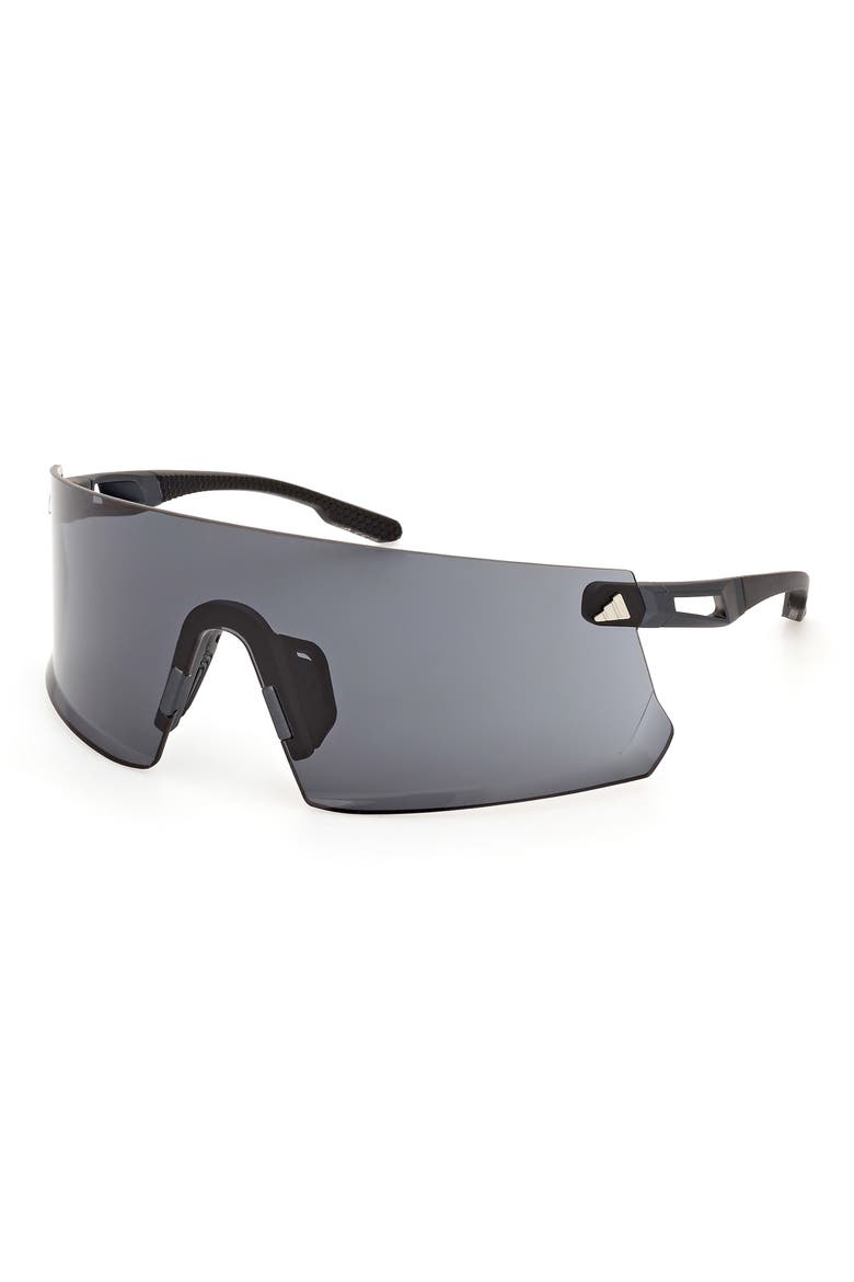 120mm Shield Sports Sunglasses, Alternate, color, MATTE BLACK / SMOKE