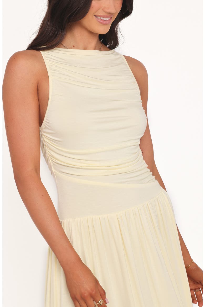Shirley A-Line Dress, Alternate, color, BUTTER YELLOW