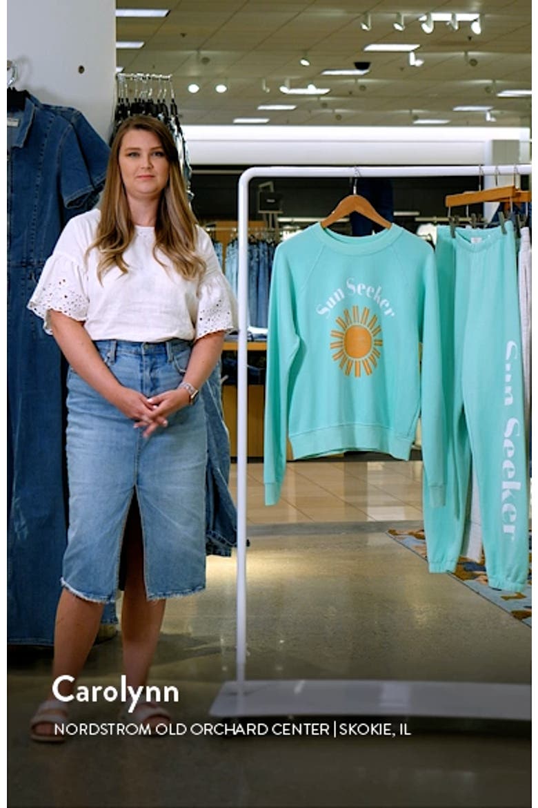Sun Seeker Cotton & Modal Graphic Sweatshirt video