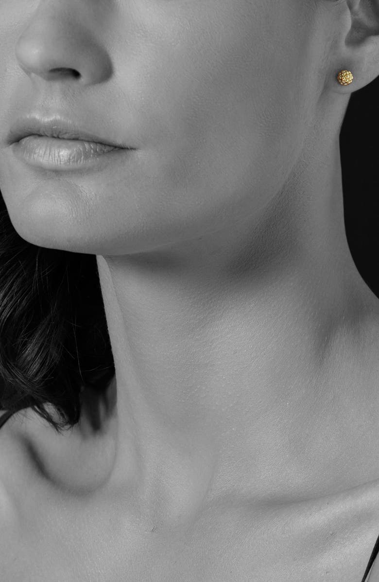 LAGOS Caviar 18K Gold Stud Earrings, Alternate, color, Gold