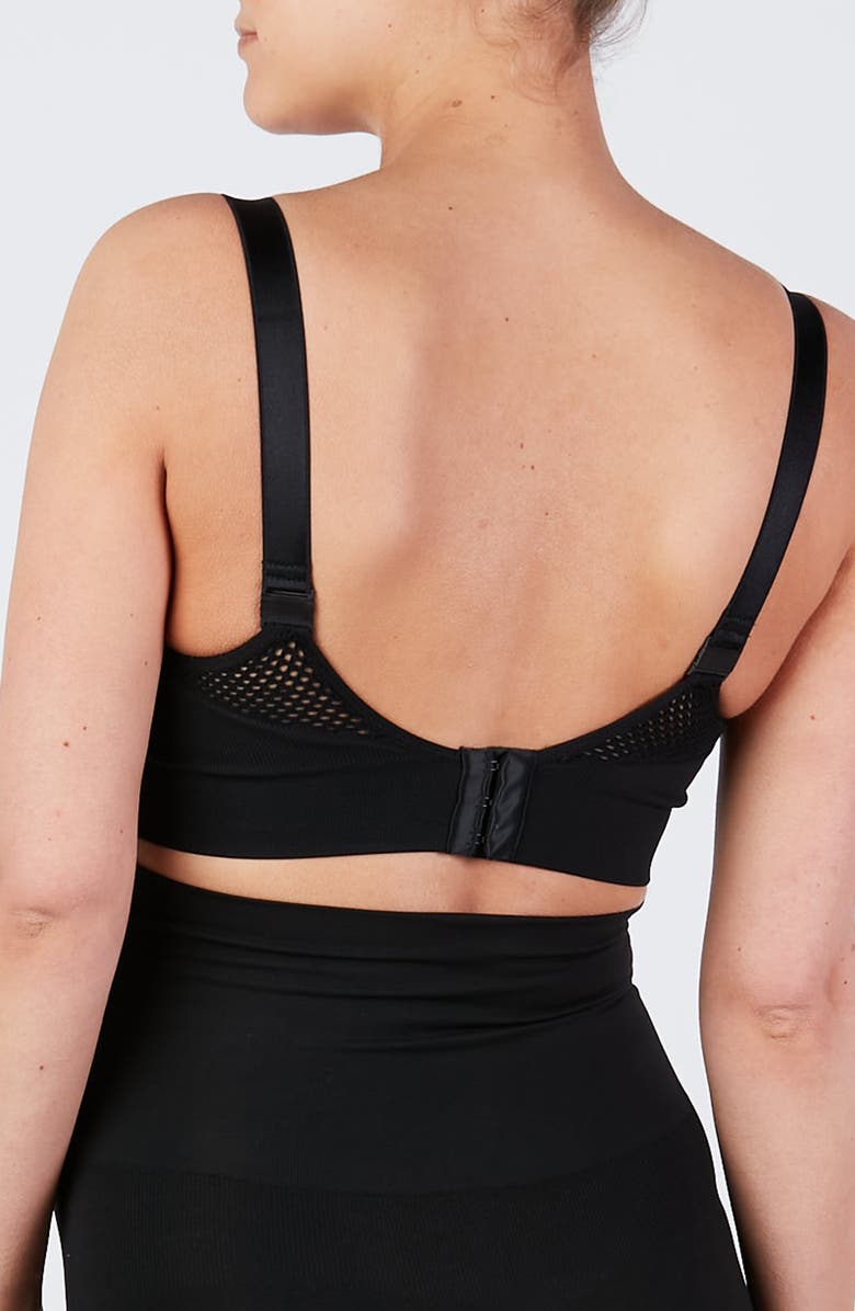 Cache Coeur Woma maternity and nursing sports bra, Alternate, color, Black