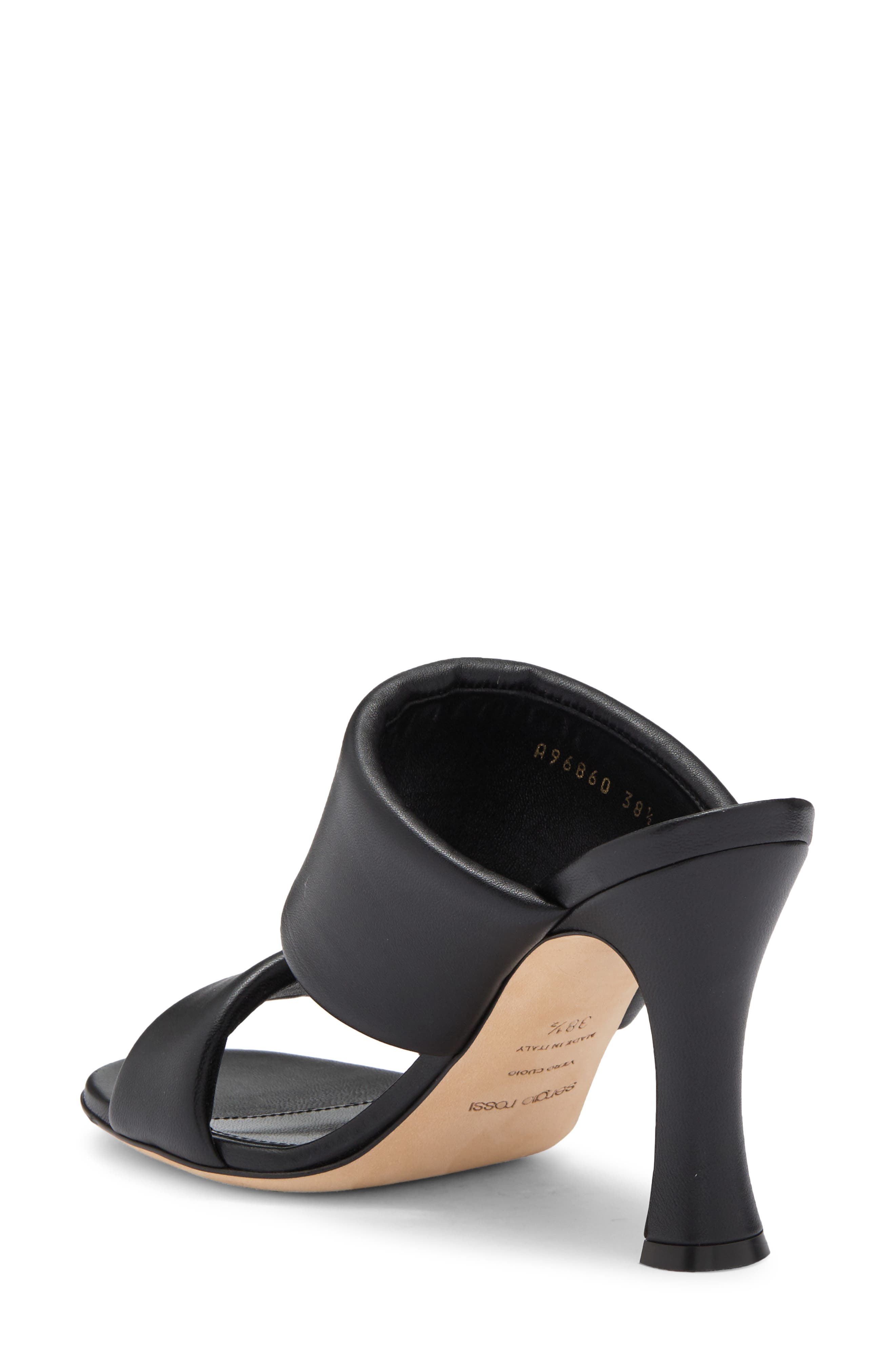 Sergio Rossi Two Strap Slide Sandal, Alternate, color, 