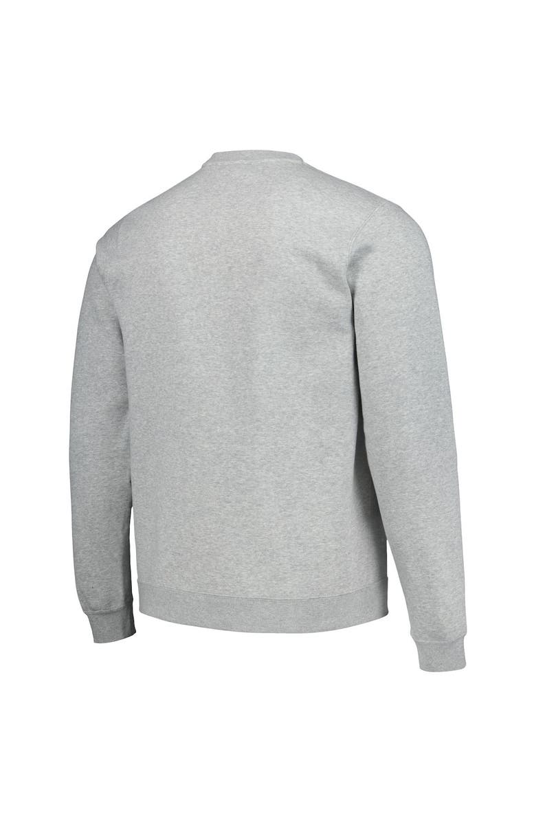 Nike Men's Nike Heather Gray TCU Horned Frogs Arch Club Fleece Pullover Sweatshirt, Alternate, color,