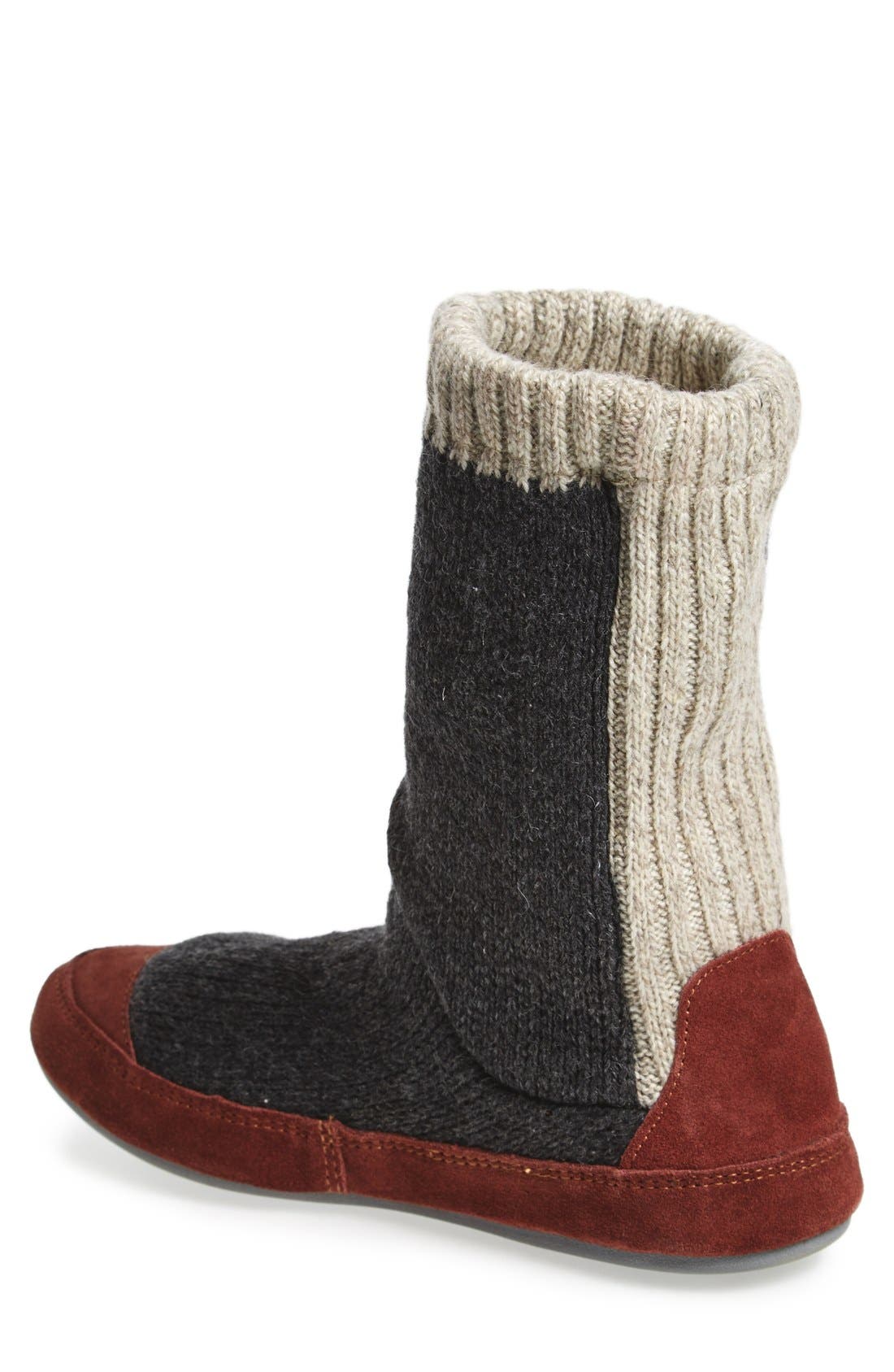 Acorn 'Slouch Boot' Slipper, Alternate, color, 