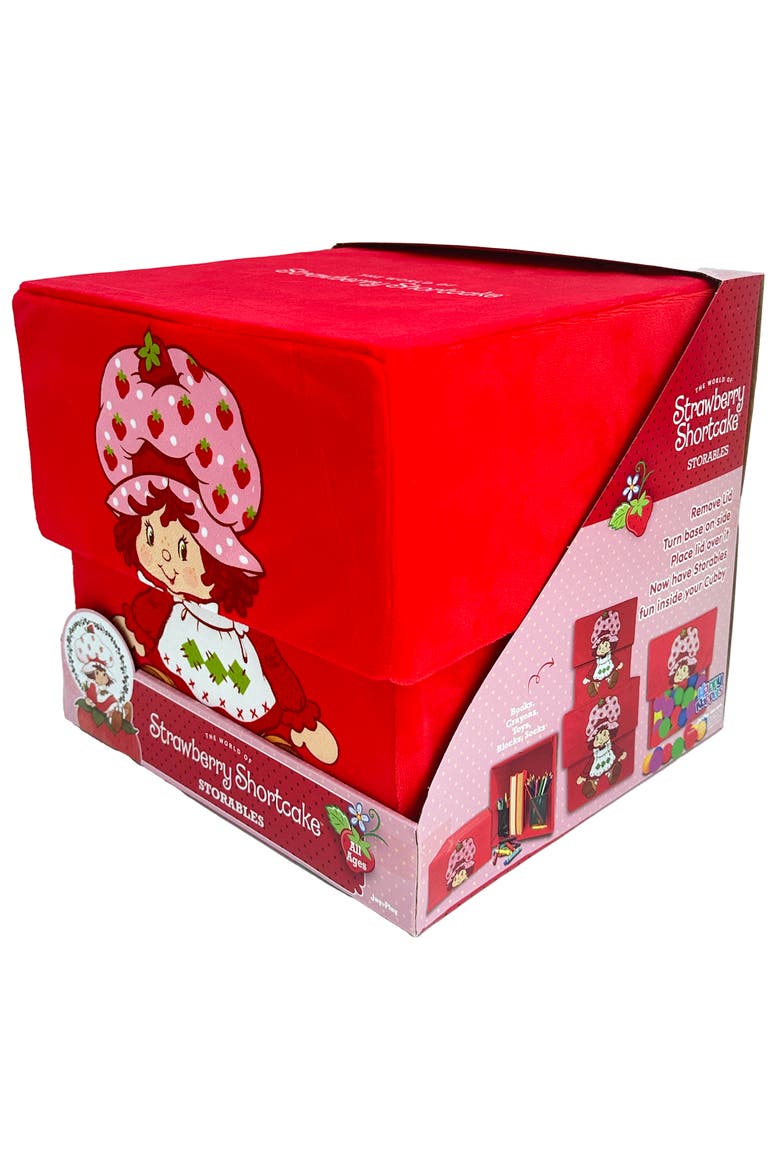 12 Inch Storage Box, Fabric Bin with Lid, Alternate, color, Red