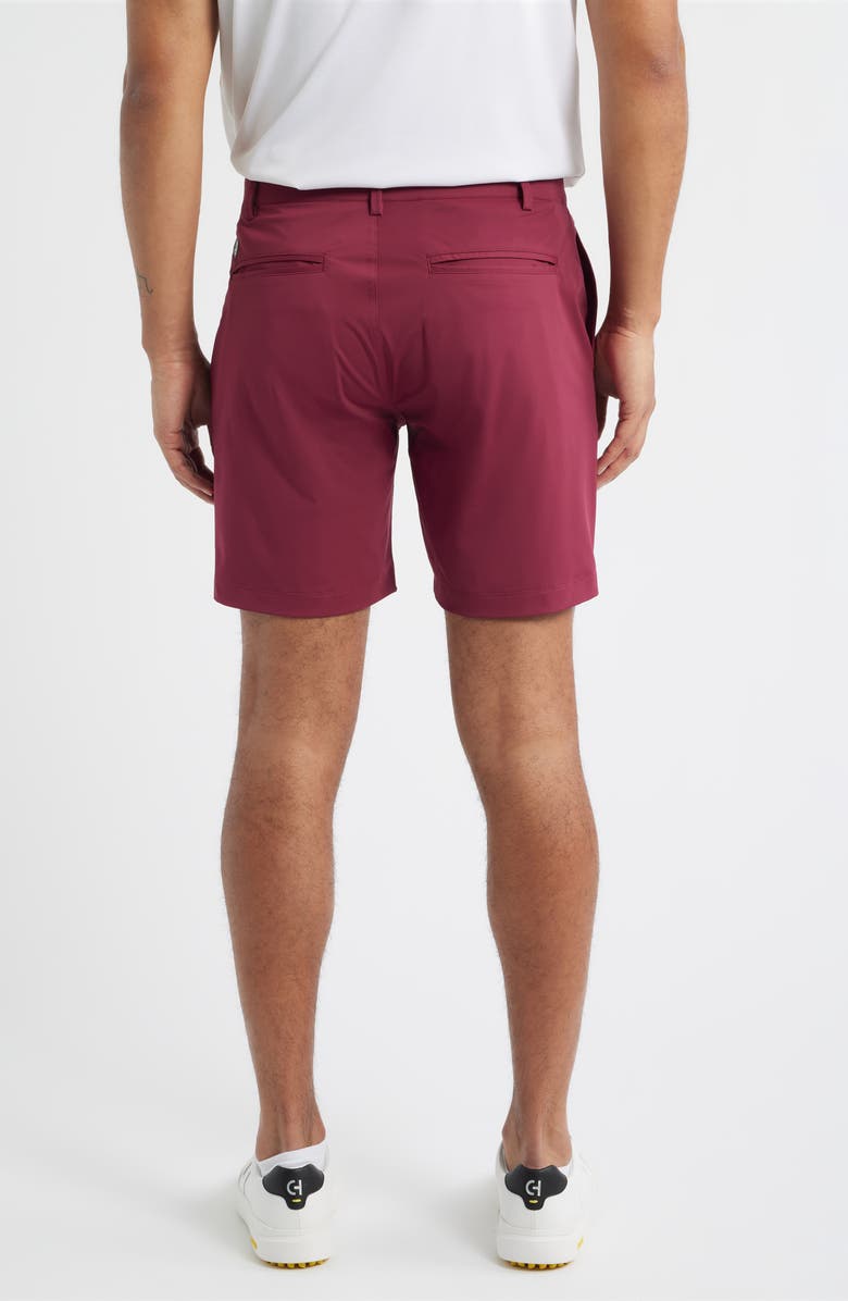 Swannies Bunker Flat Front Stretch Golf Shorts, Alternate, color, Berry