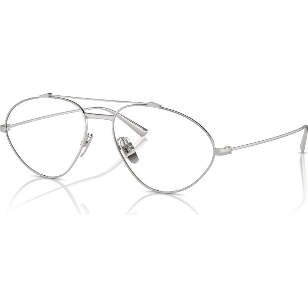 Ferrari 58mm Irregular Optical Glasses In Metallic