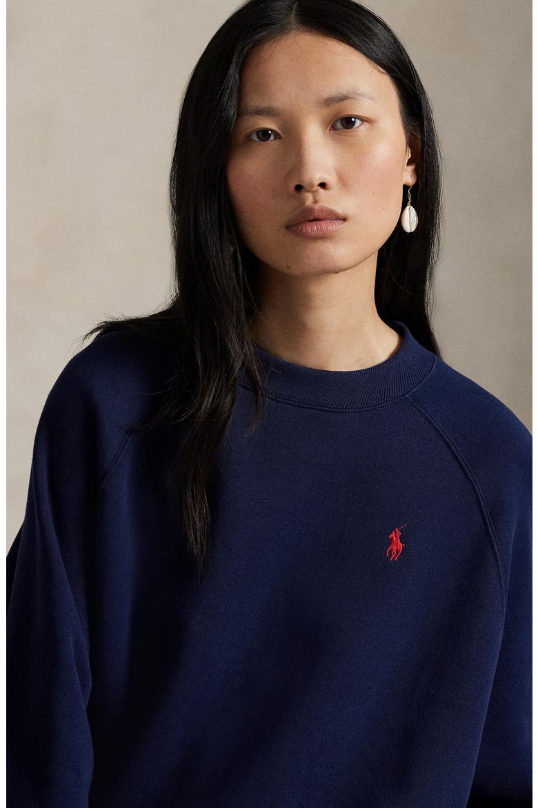 Arctic Fleece Sweatshirt, Alternate, color, CRUISE NAVY
