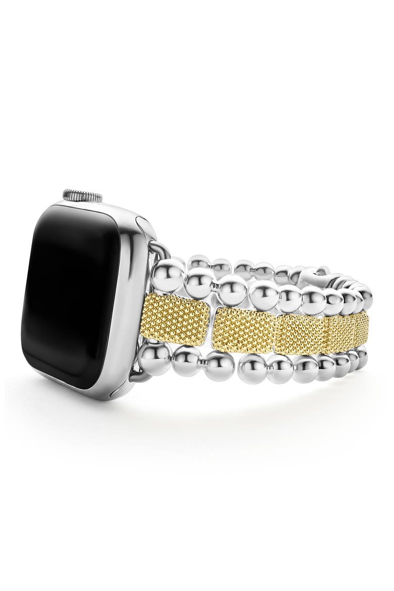 Smart Caviar Lux Apple Watch® Watchband, Alternate, color, GOLD/ SILVER