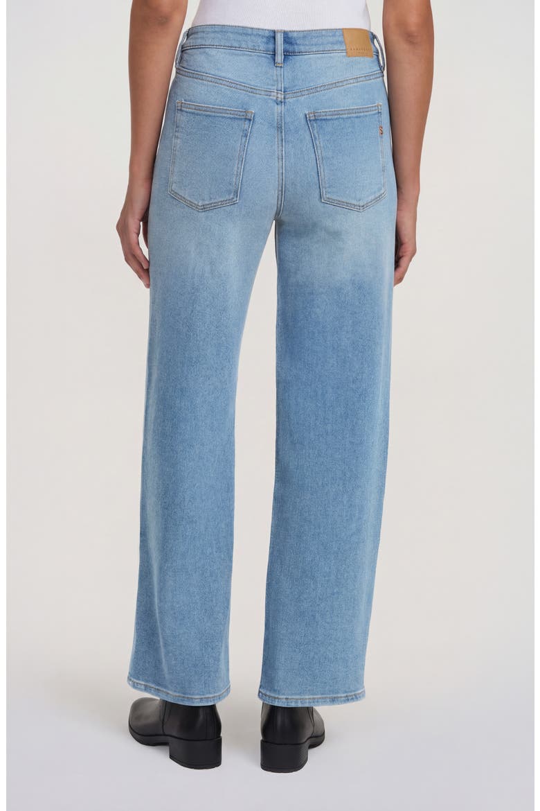 Ekara Mid Rise Slim Wide Leg Jeans, Alternate, color, LIGHT WASH