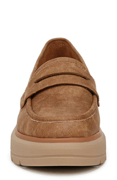 Dr. Scholl's Nice Day Max Wedge Platform Penny Loafer In Brown