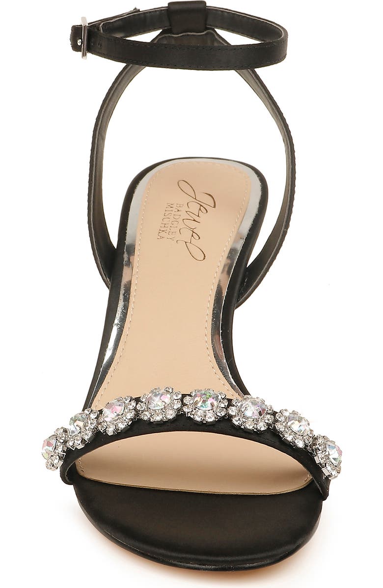 Jewel Badgley Mischka Fantasia Crystal Embellished Sandal, Alternate, color,