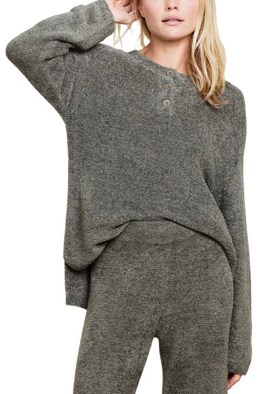 Barefoot Dreams ® Cozychic® Lite® Textured Henley In Green