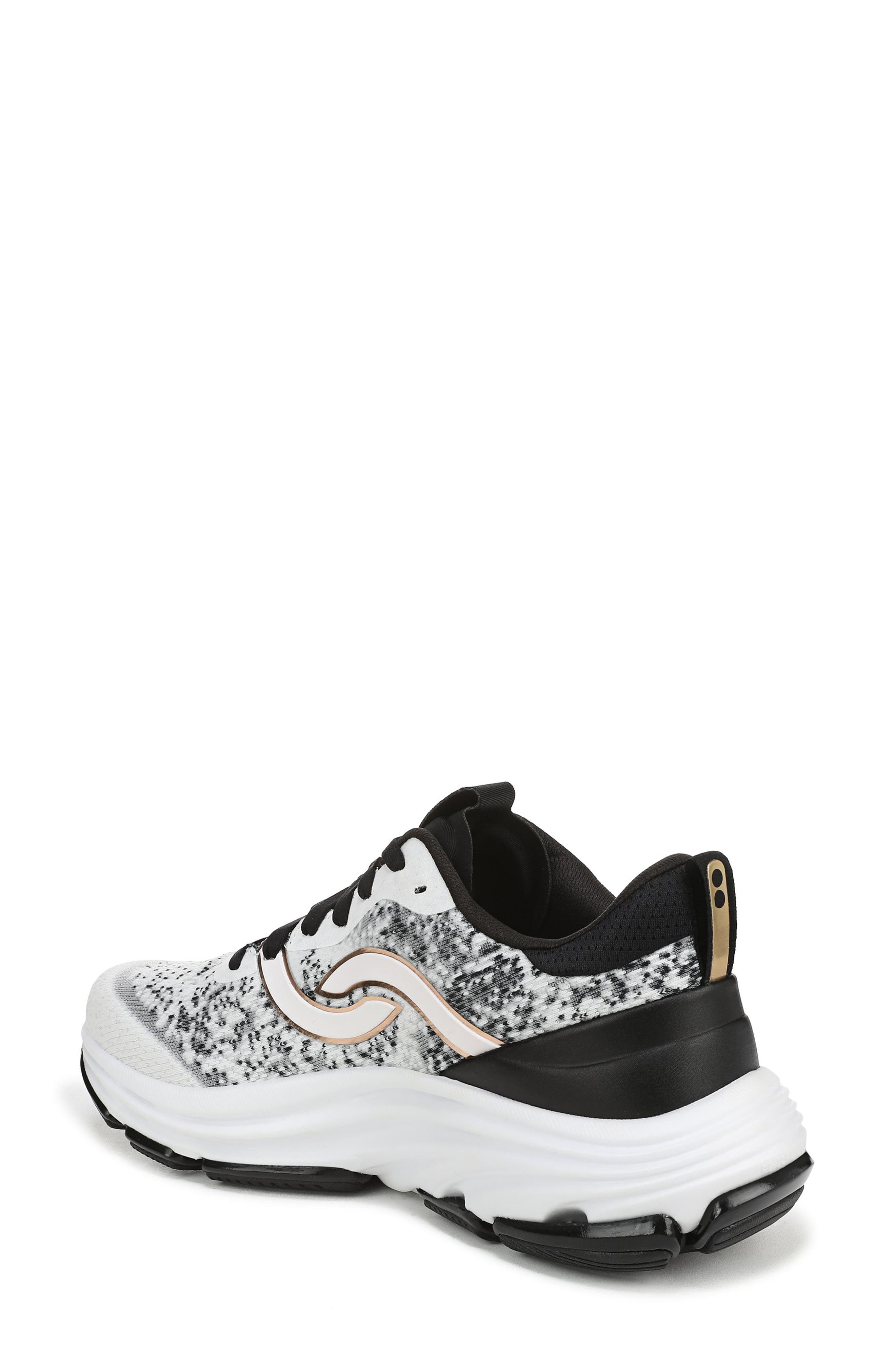 Rykä Dedicate Extra Sneaker, Alternate, color, White Black