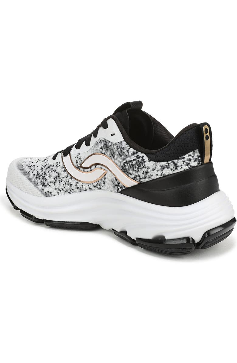 Rykä Dedicate Extra Sneaker, Alternate, color, White Black