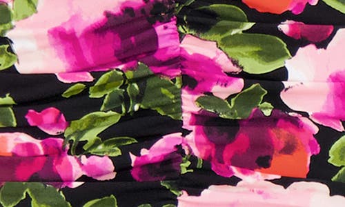 Siena Long Sleeve Print Jersey Minidress In Pink