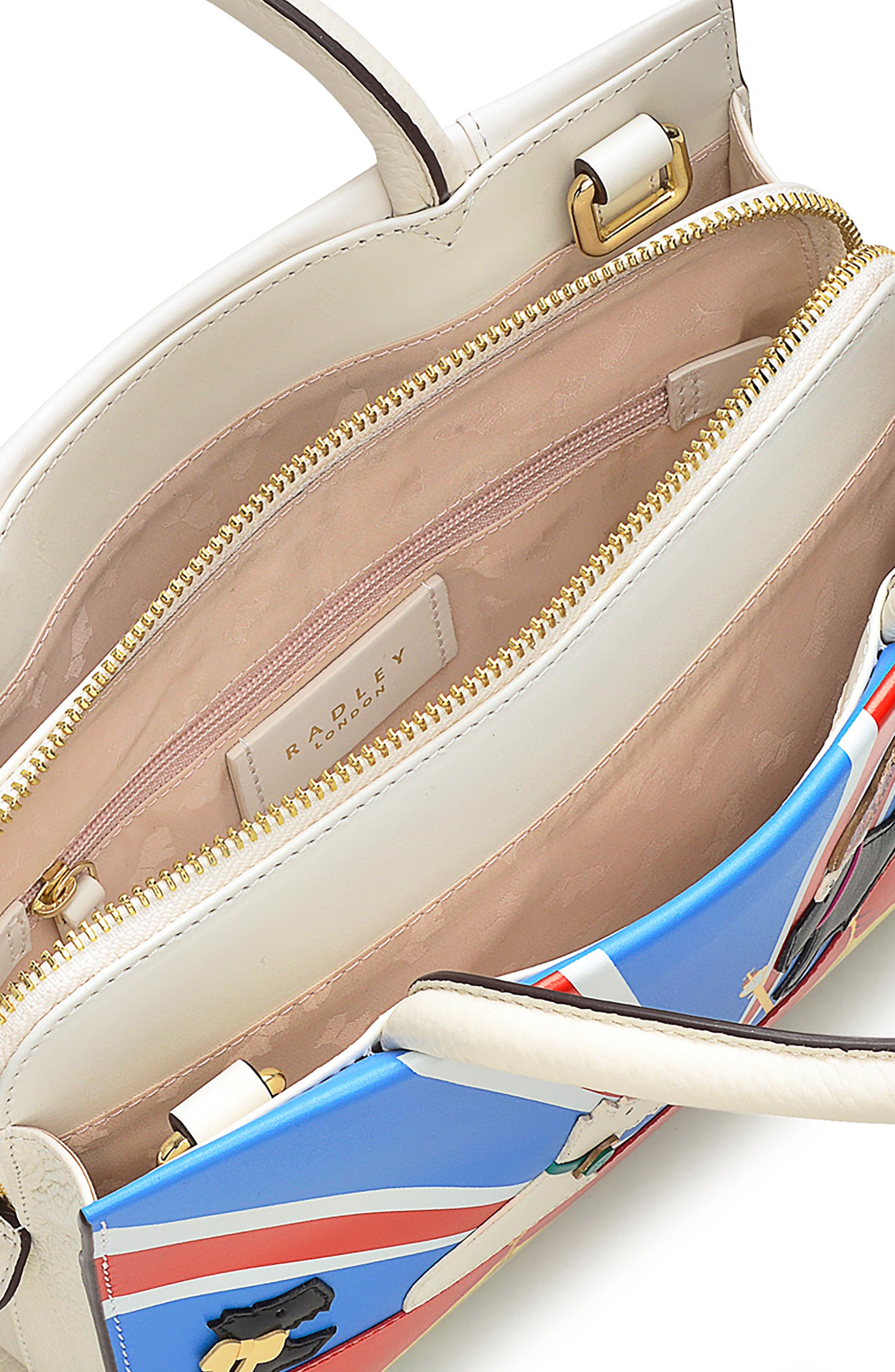 Radley Royal Coronation Small Crossbody Bag, Alternate, color, Chalk