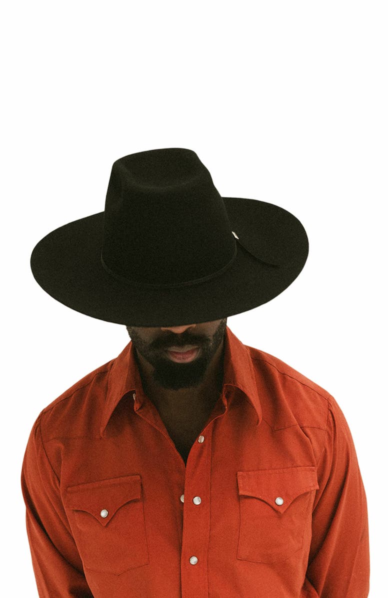 Two Roads Hat Co. Amarillo Bull Rider Crown Hat, Alternate, color, Black