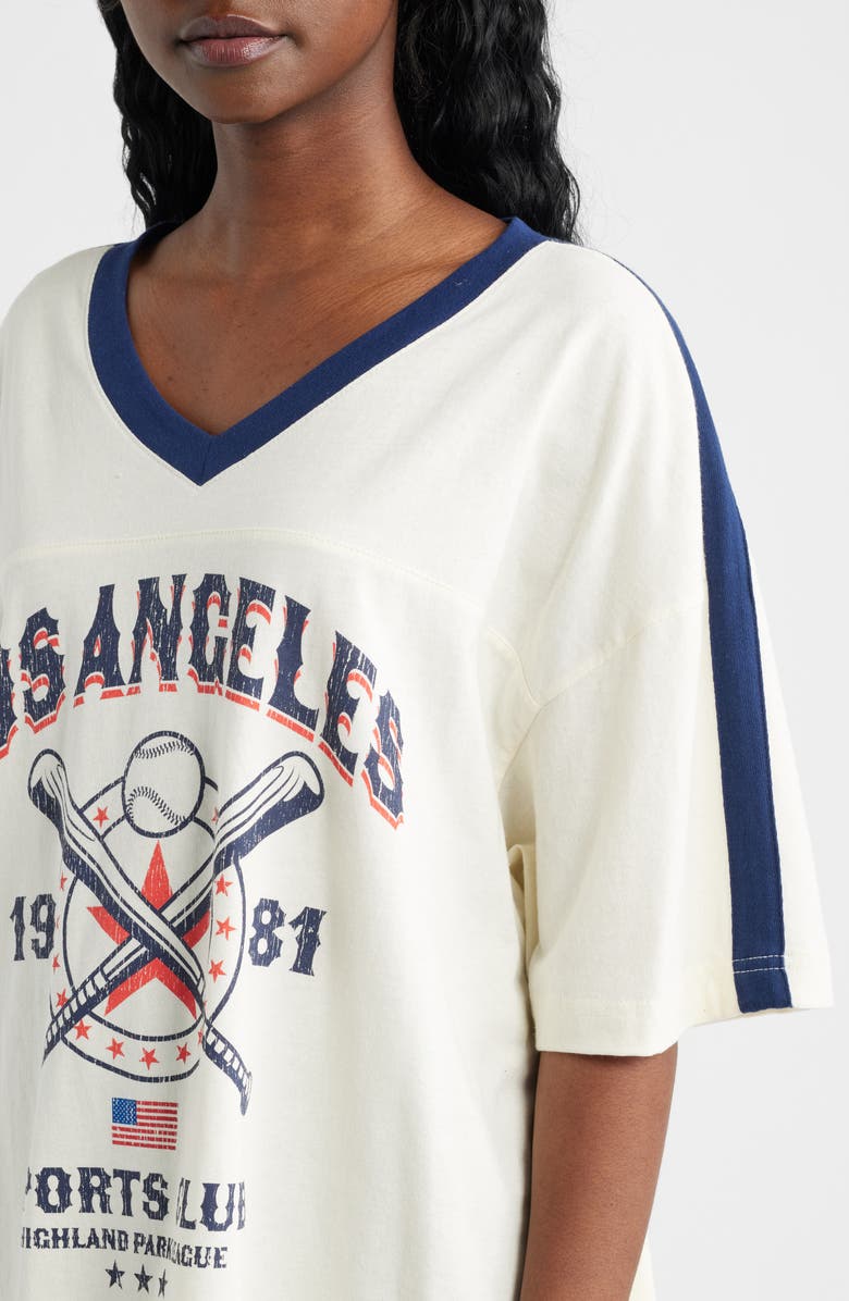 GOLDEN HOUR LA Sports Club 81 Graphic T-Shirt, Alternate, color, Marshmallow