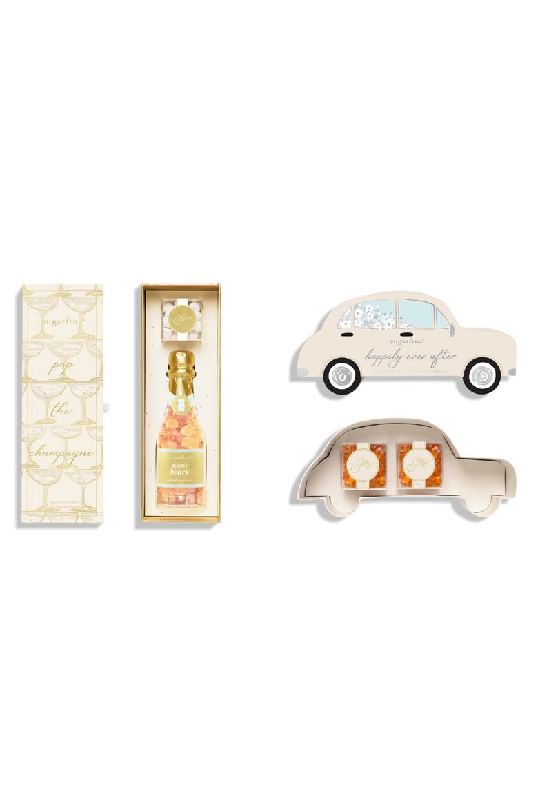 Mr. & Mr. Cheers to the Happy Couple Bento Box Gift Set, Main, color, NO COLOR