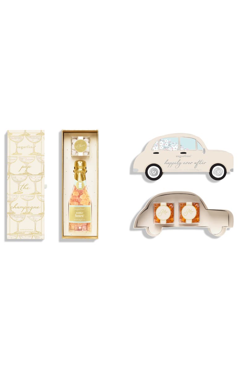sugarfina Mr. & Mr. Cheers to the Happy Couple Bento Box Gift Set, Main, color,