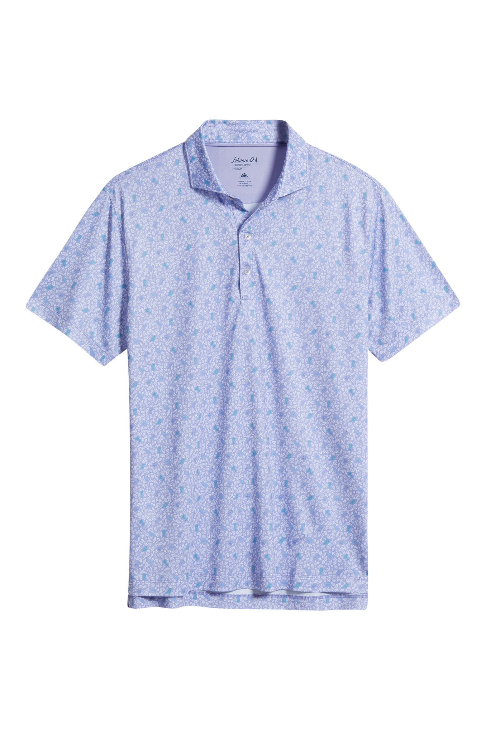 Code 1 Performance Nj johnnie-O Island Cocktail Performance Jersey Polo (Men) | Nordstrom