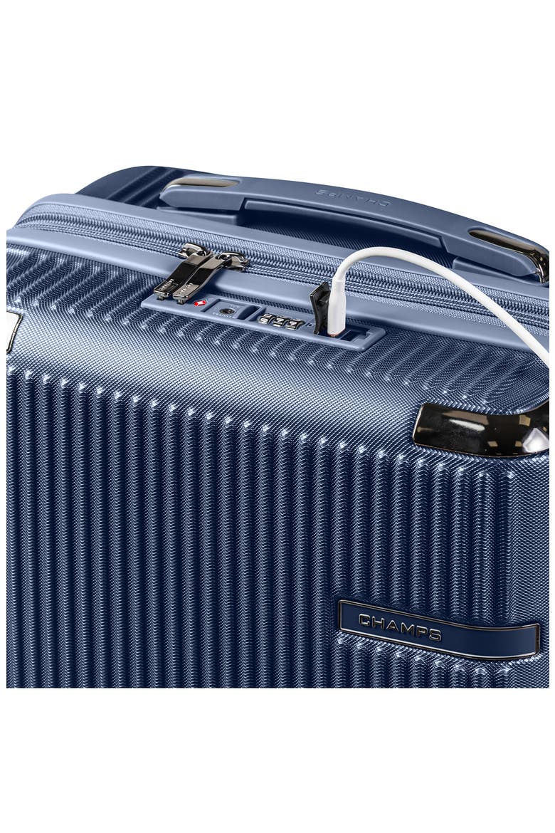 Legacy 3-Piece Hardside Luggage Set, Alternate, color, NAVY