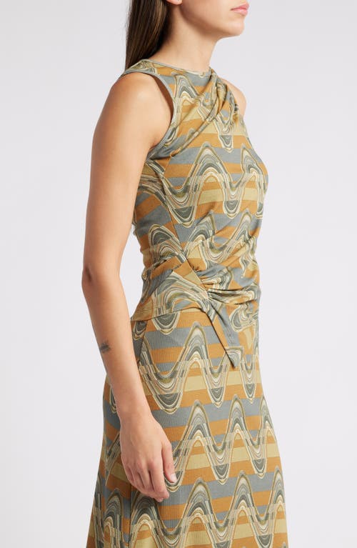 Faithfull The Brand Lorie Sleeveless Knit Top In Ripple Green