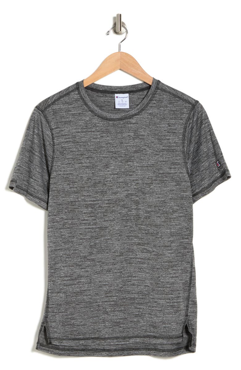 Champion MVP Heathered Stripe Cotton T-Shirt, Alternate, color, 