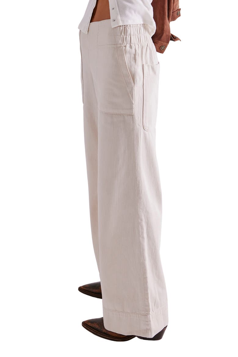 Breezy Wide Leg Jeans, Alternate, color, BRIGHT LIGHTS