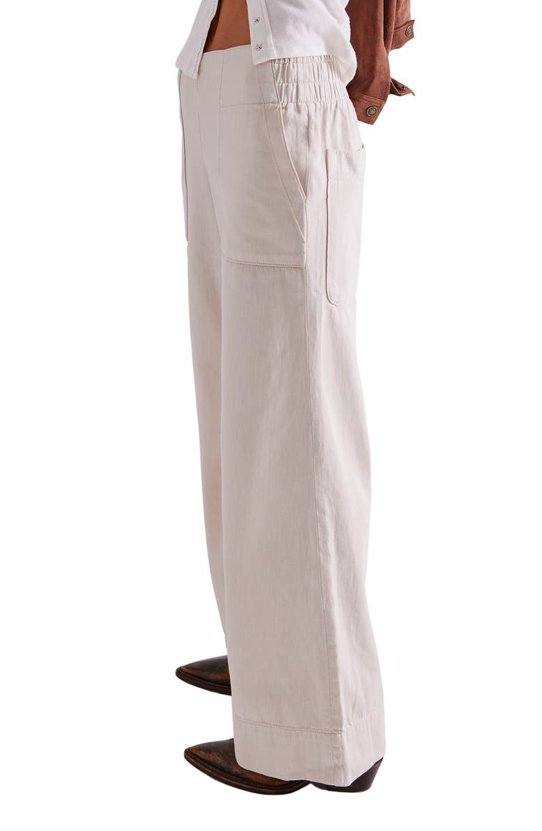 Free People Breezy Wide Leg Jeans, Alternate, color, 