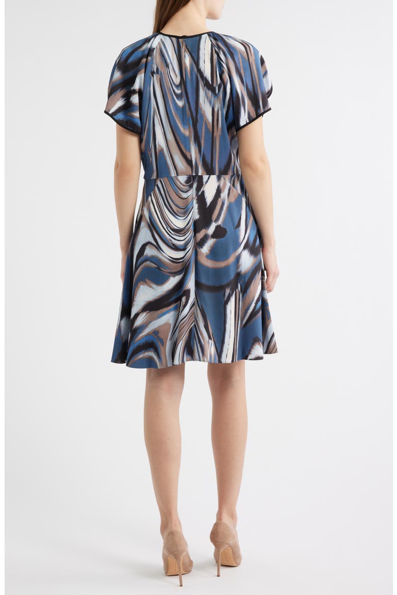 Swirl Print A-Line Dress, Alternate, color, OPEN MISC