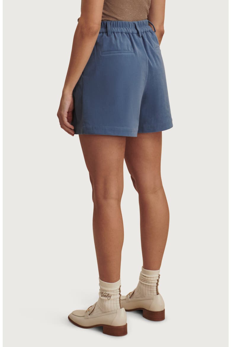 Jorden Pleated Corduroy Shorts, Alternate, color, BIJOU BLUE