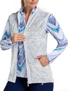 Sofibella Crushed Velvet Womens Golf Vest