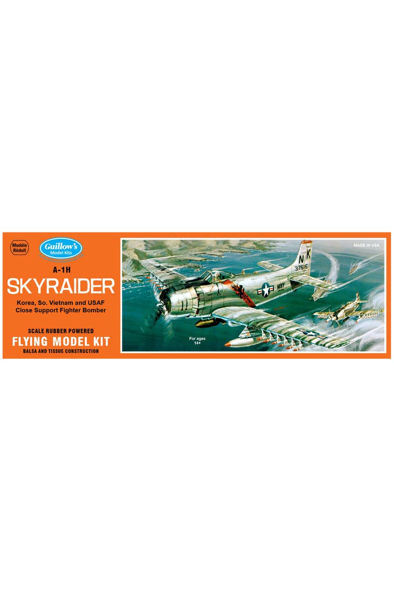 A-1H Skyraider Flying Model Kit 904, Main, color, Multicolored