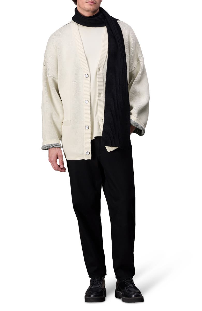 rag & bone Keaton Oversize Cardigan, Alternate, color, Ivory