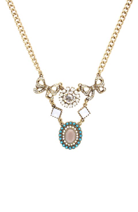 Rosella Mixed Charm Frontal Necklace